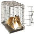 Cage pour chien en acier inoxydable